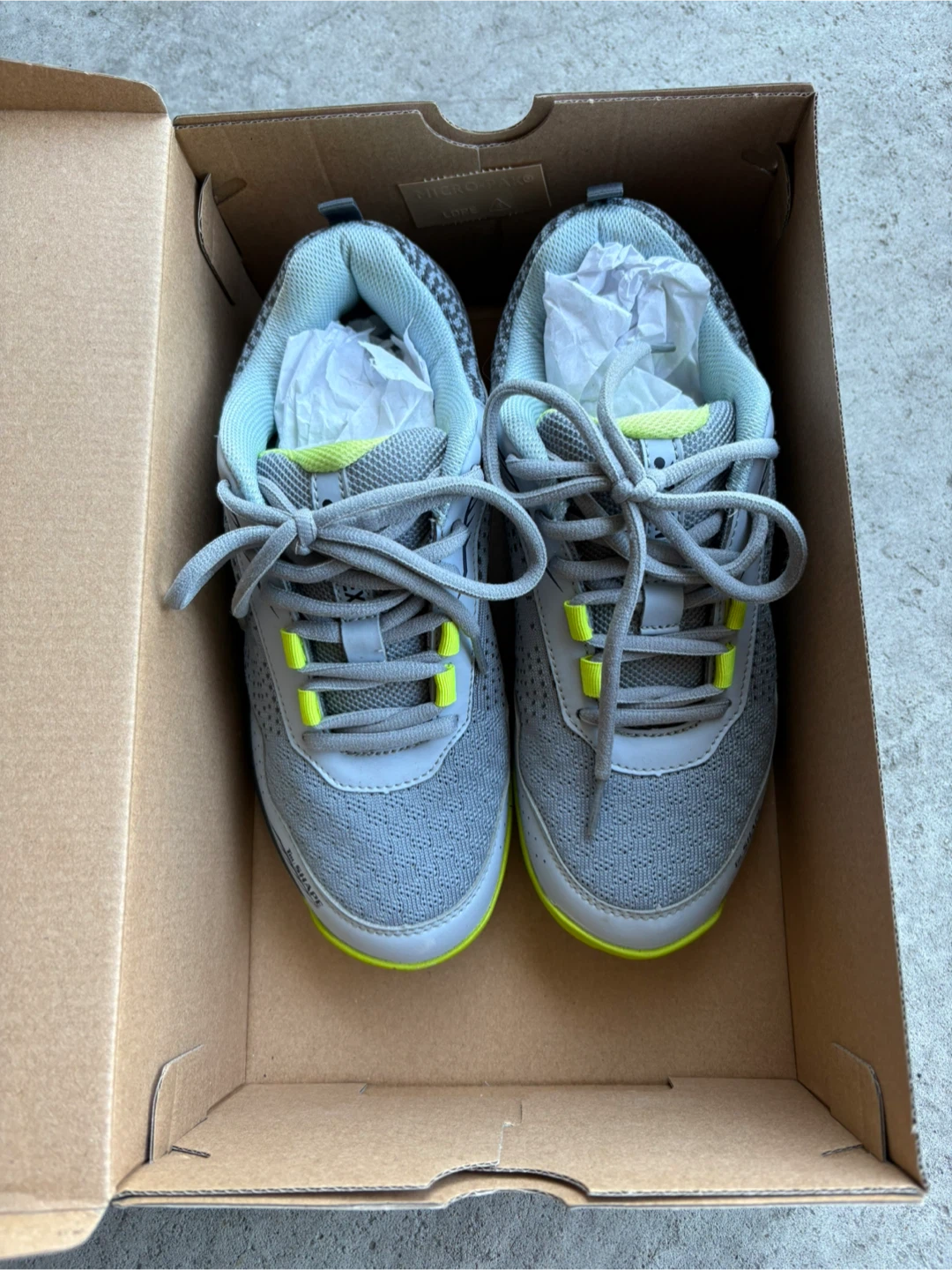 Yonex V100-i Badminton Shoes Grey/Lime US 8