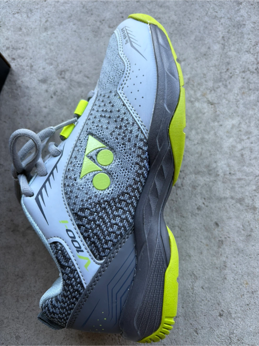 Yonex V100-i Badminton Shoes Grey/Lime US 8 - photo 4