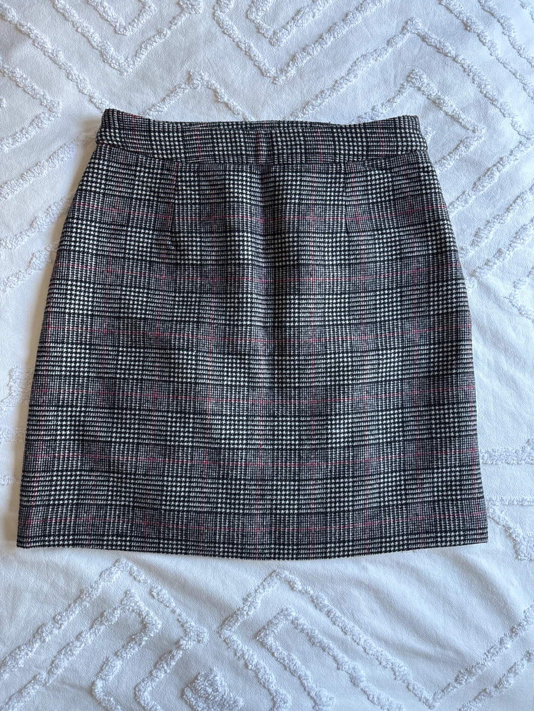 Theory Wool blended Plaid Skirt - Size Medium - photo 5