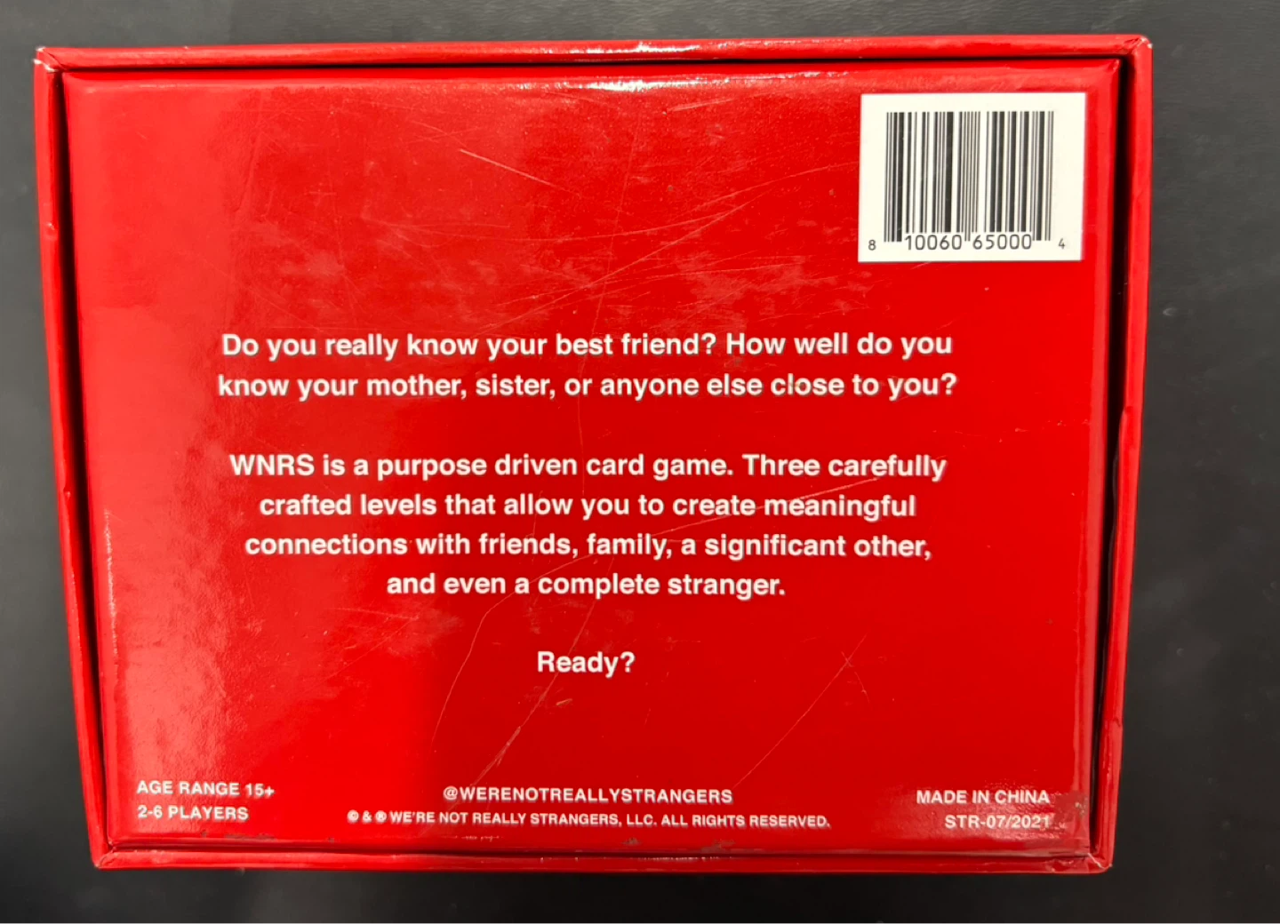 We're Not Really Strangers Card Game - photo 2