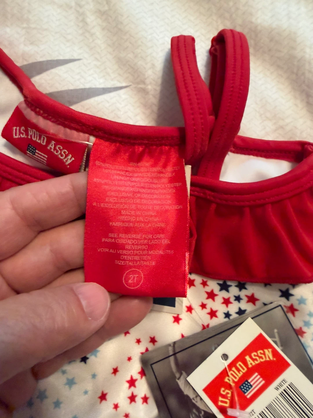 U.S. Polo Assn. Girls Swimsuit Size 2T - photo 5