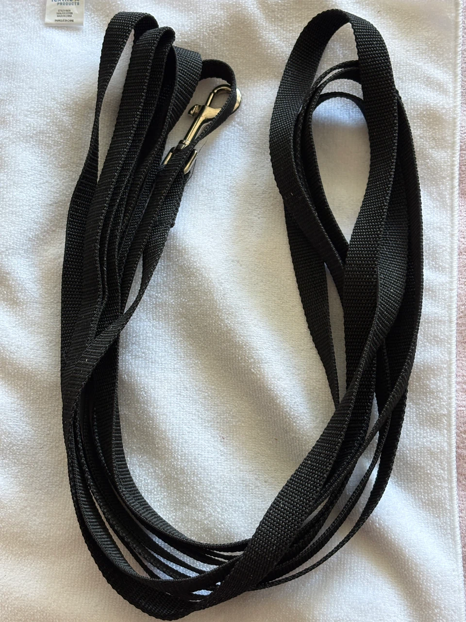 Black Nylon Dog Leash