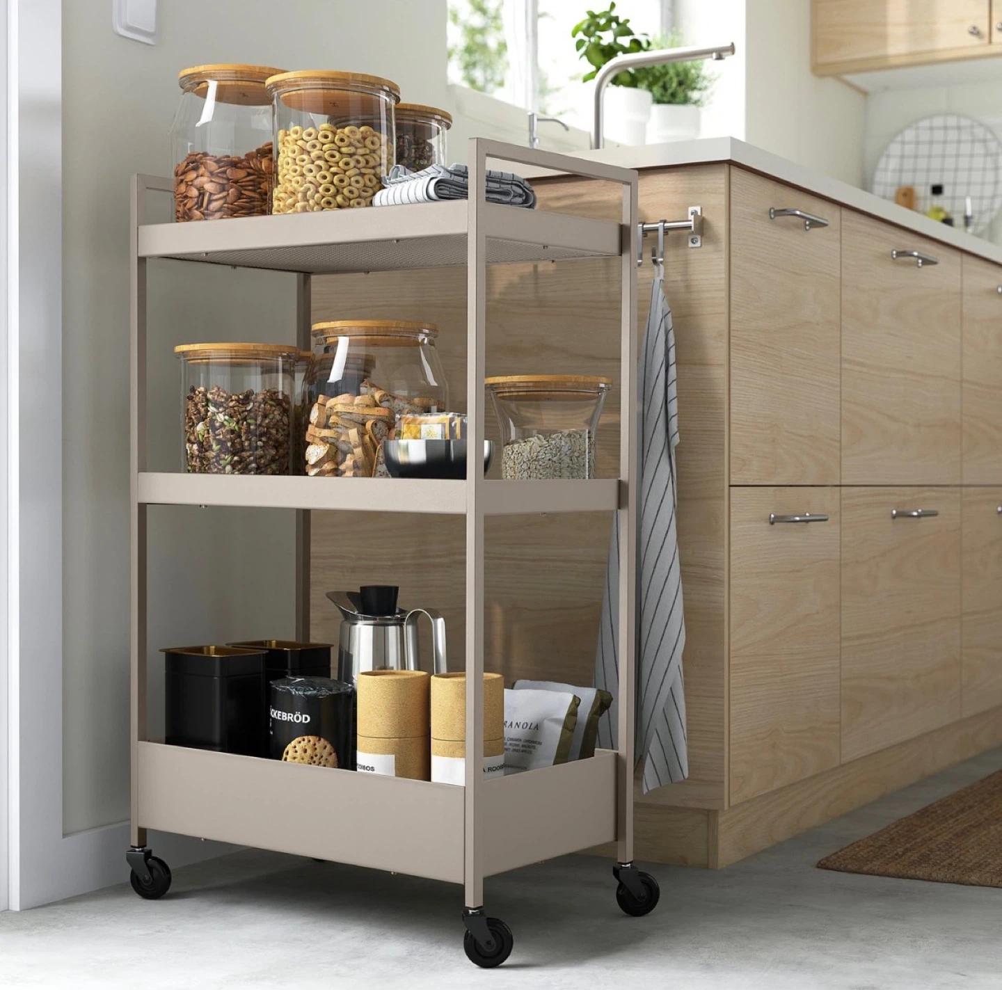 IKEA NISSAFORS Utility Cart (Beige) - photo 5
