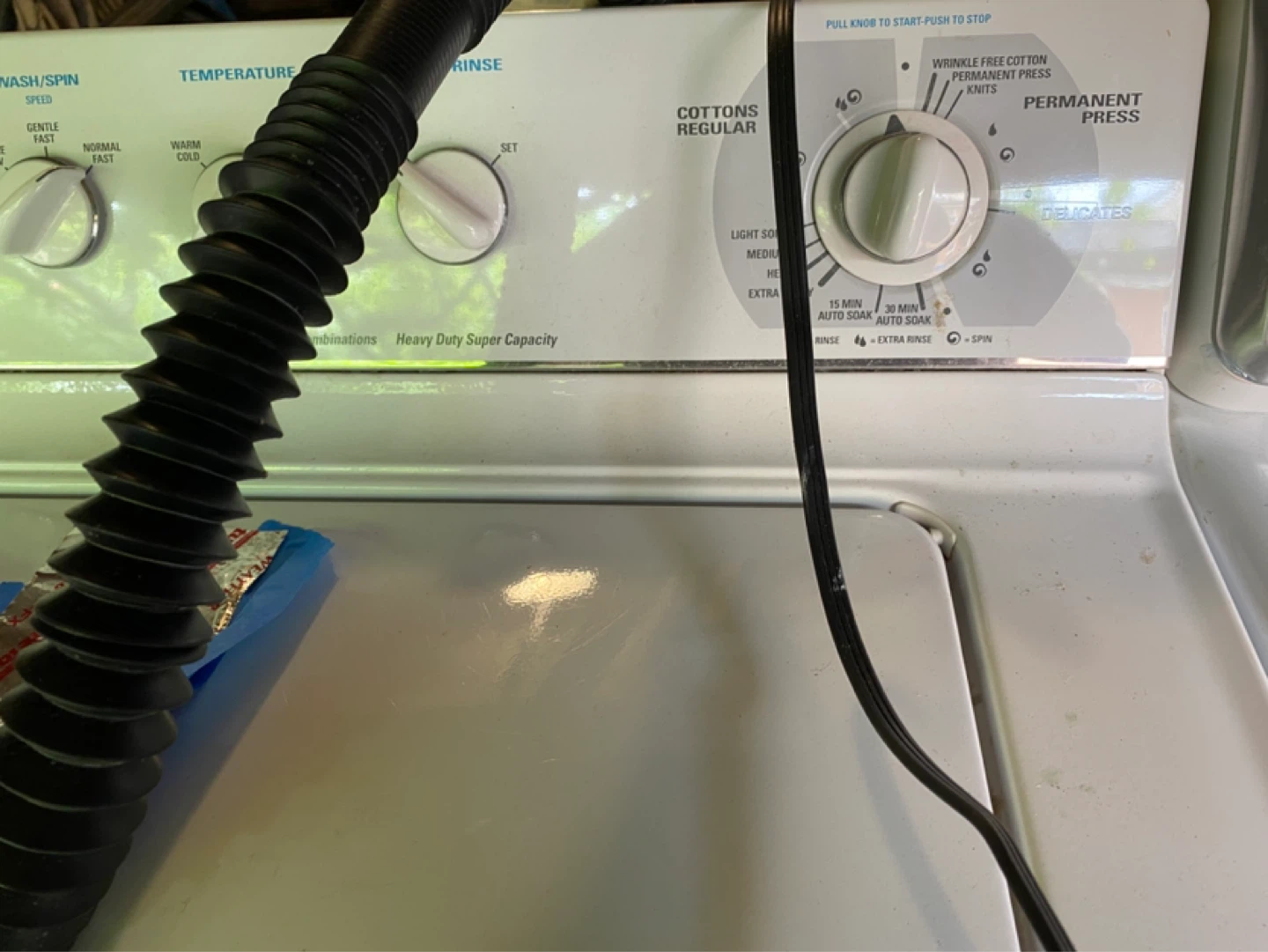 GE Top Loader Washer & Maytag Drier - photo 3
