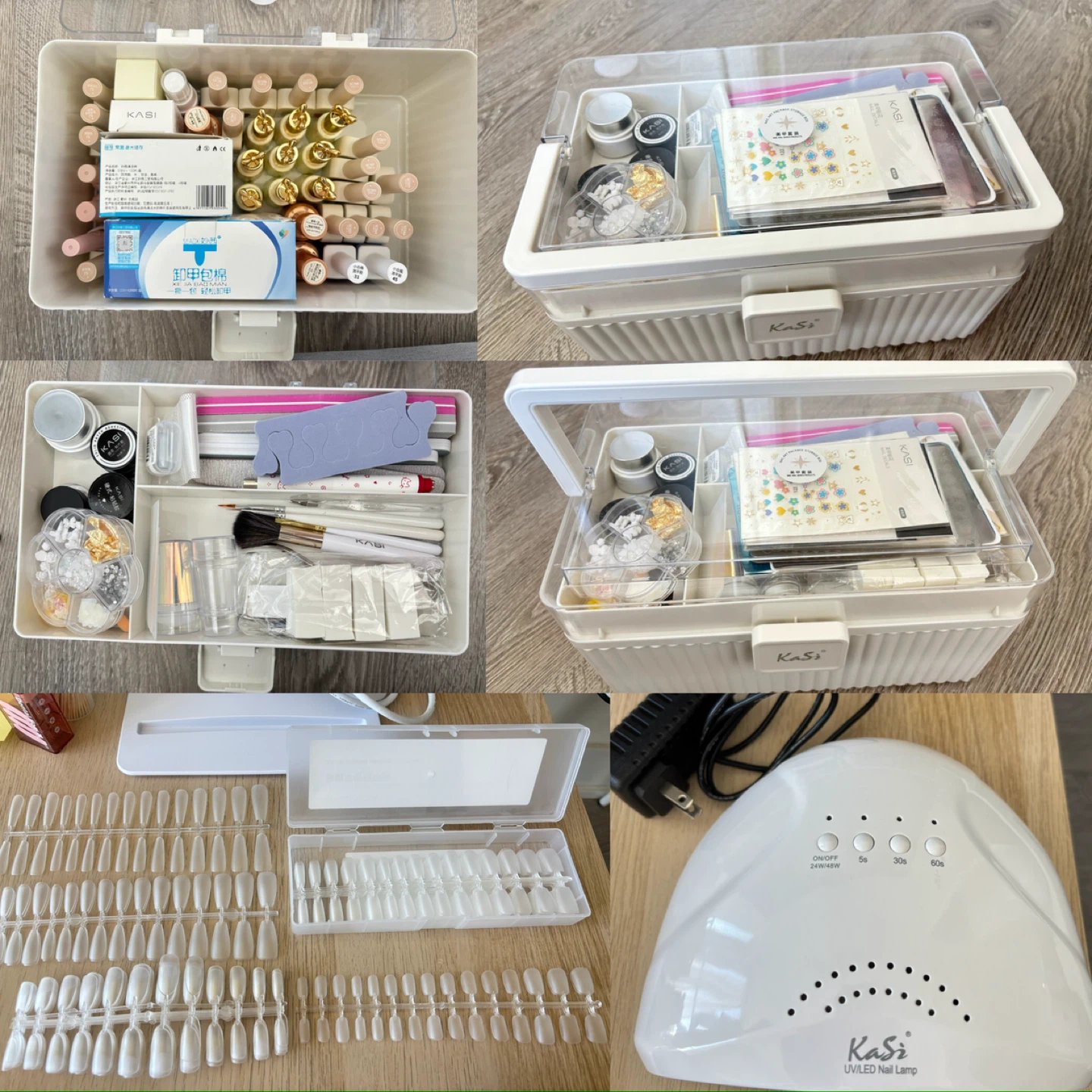 Gel Nail Polish Kit with UV/LED Lamp & Organizer Box - photo 3