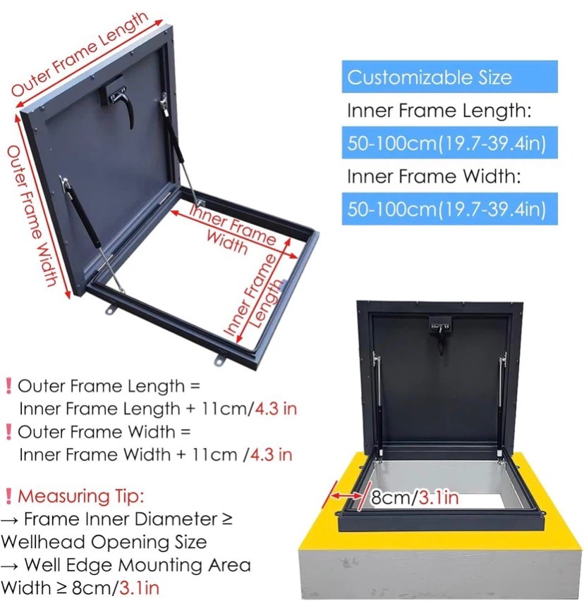 Attic roof hatch
