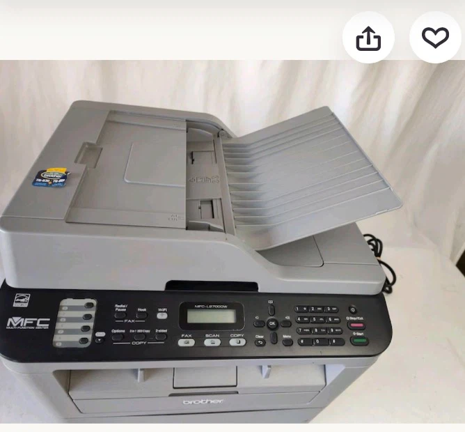 Printer - Brother MFC-L2700DW Multi-Function Print/Copy/Scan/Fax