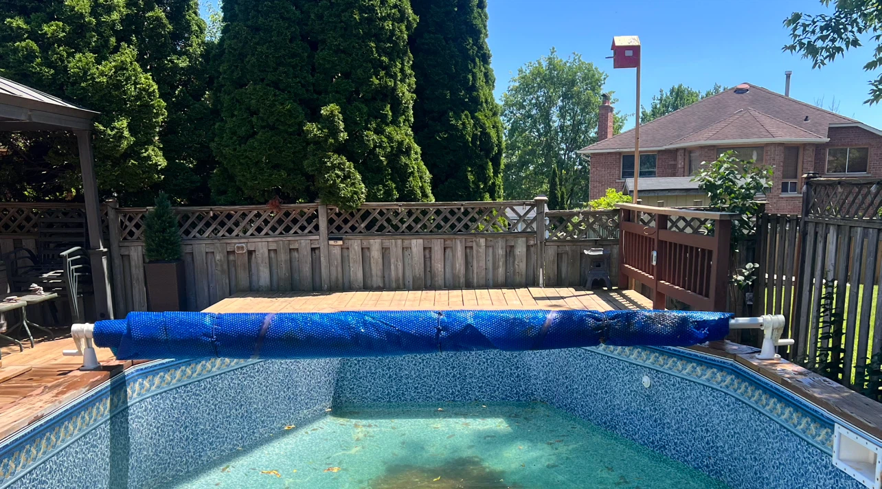 PENDING PICKUP - Pool Solar Cover Reel System