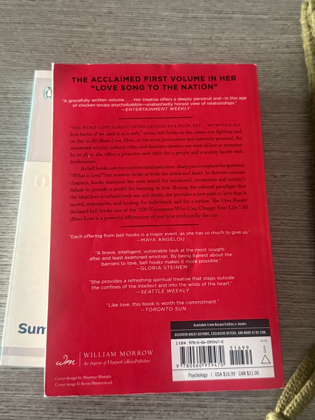 All About Love: New Visions by bell hooks - photo 2