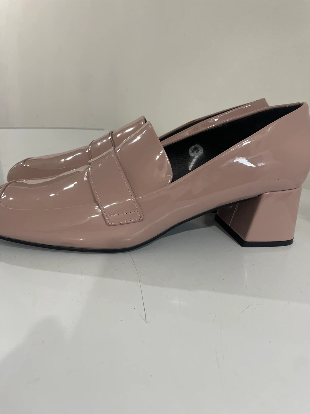 Raid Pink Patent Block Heels - Size 9 - photo 2