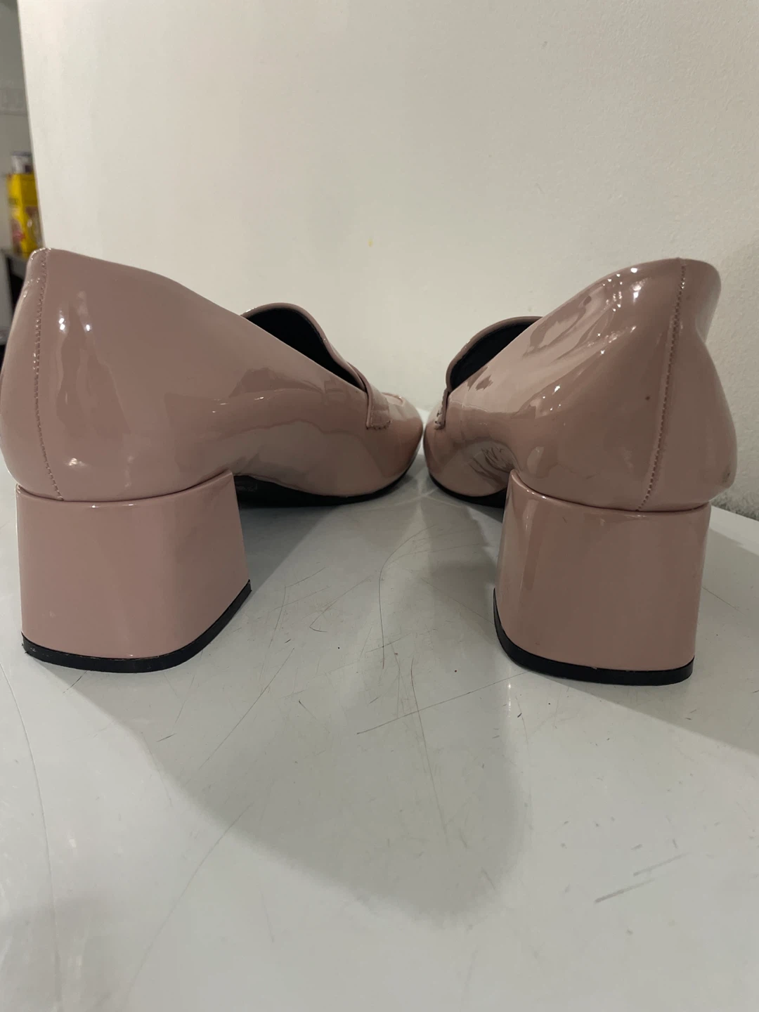 Raid Pink Patent Block Heels - Size 9 - photo 3