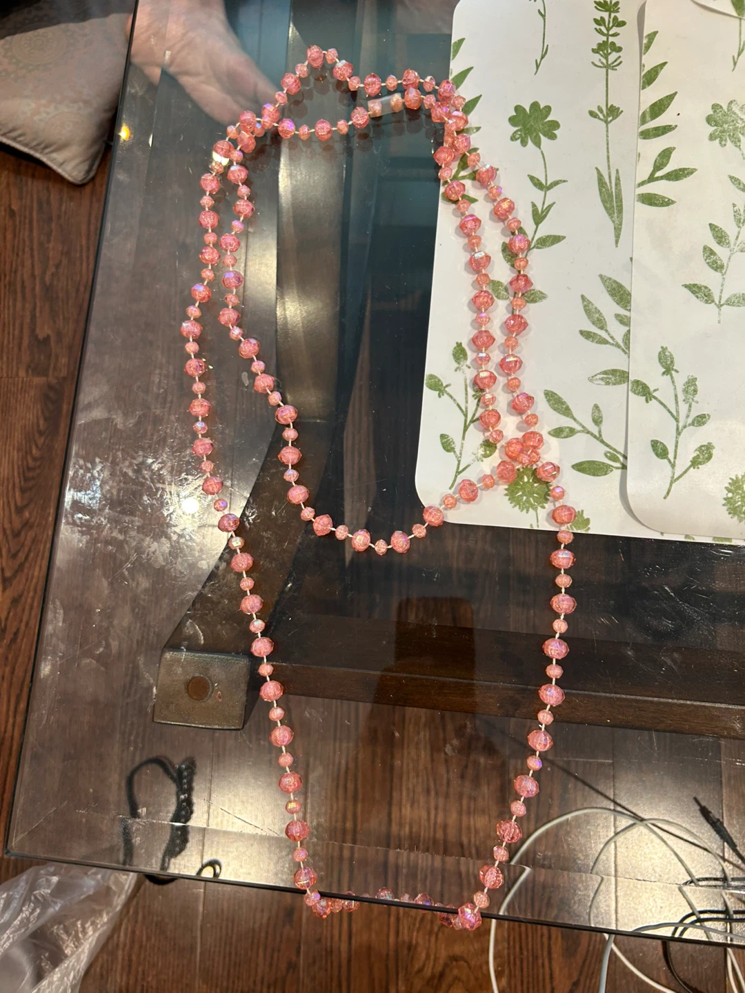 Pink Beaded Necklace