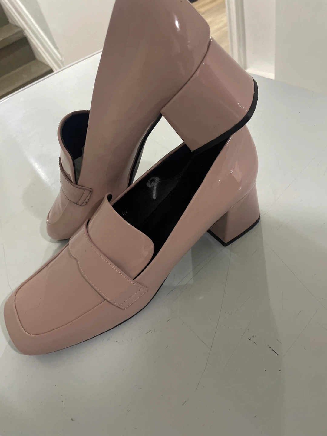 Raid Pink Patent Block Heels - Size 9 - photo 5