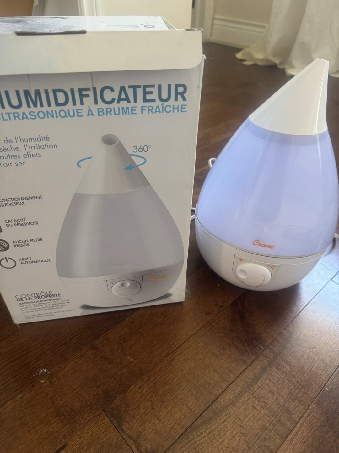 Crane Ultrasonic Cool Mist Humidifier