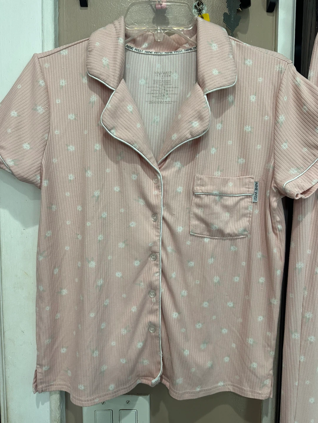 Nine West Pink Floral Pajama Set - photo 2