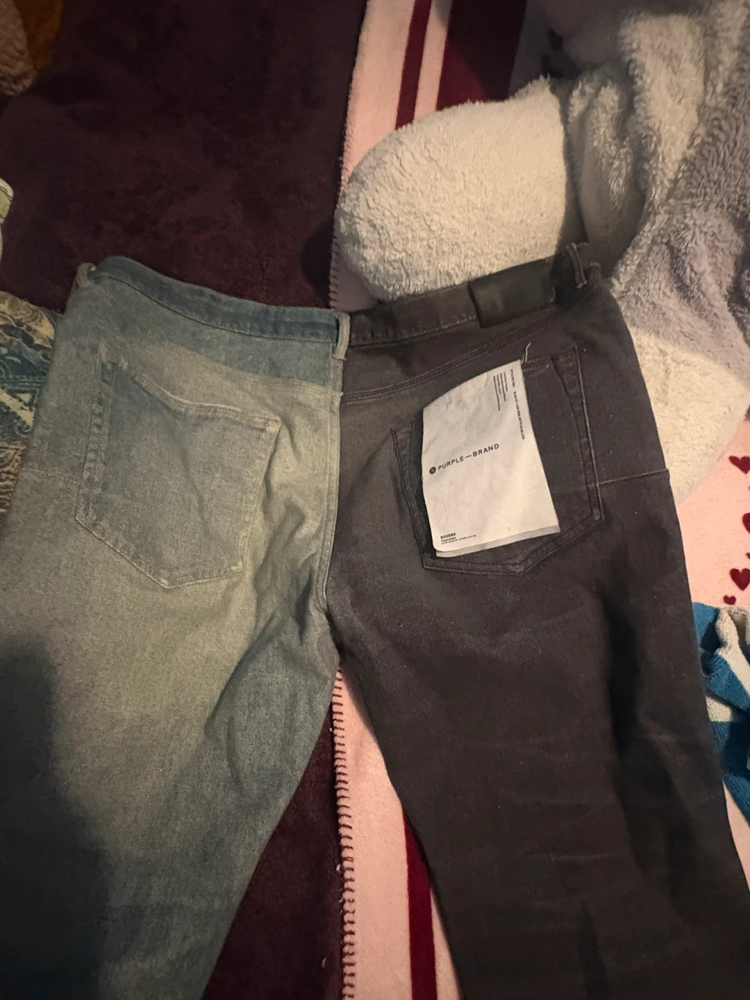 Purple Brand Split Color Jeans - photo 2