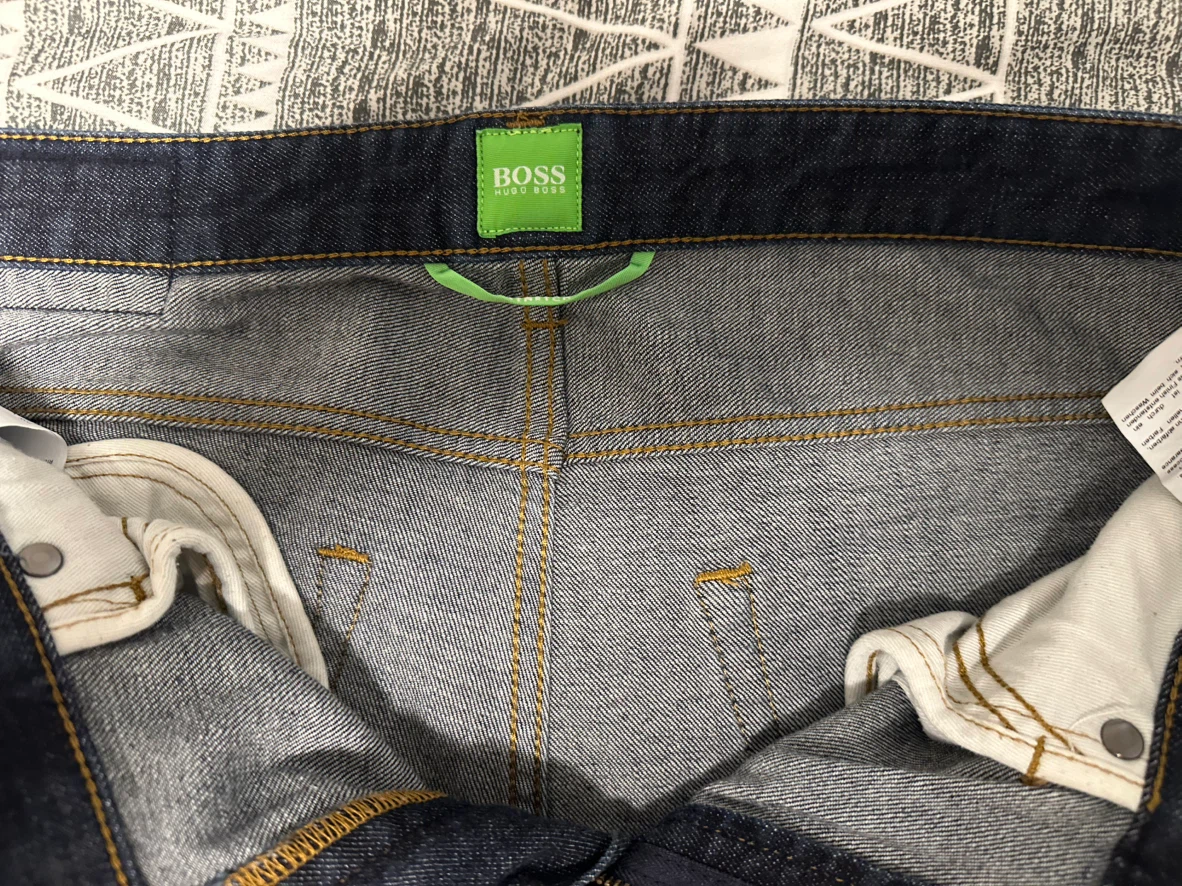 BOSS Hugo Boss Dark Wash Denim Jeans - photo 3