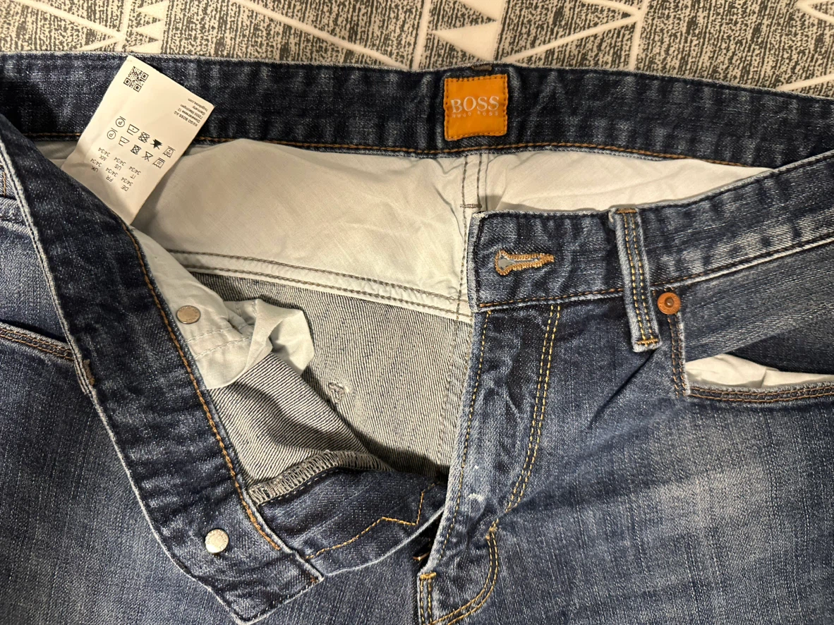 BOSS Hugo Boss Men's Dark Wash Jeans - photo 3