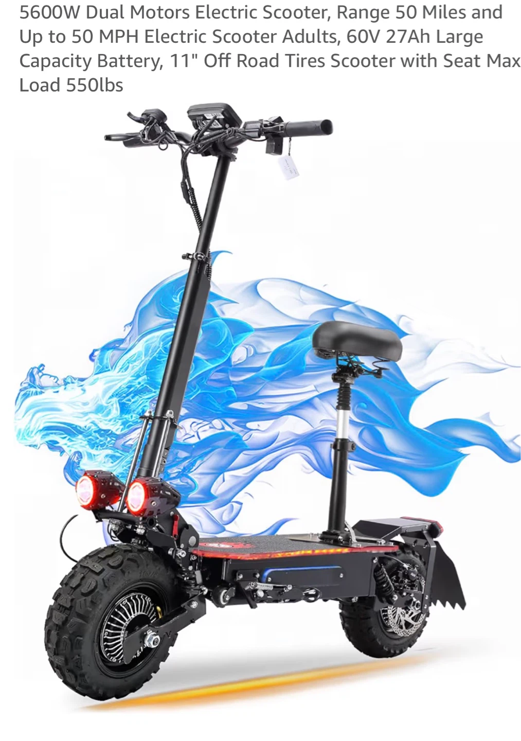 JIYUDX 5600W Electric Scooter - photo 5