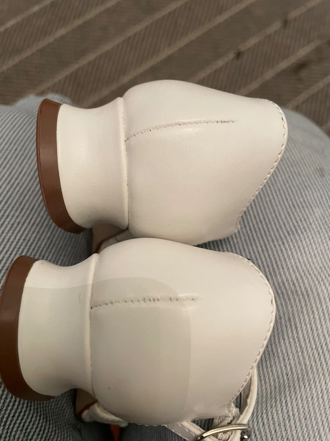 Moditt White Flower Dress Shoes Size 6 - photo 4