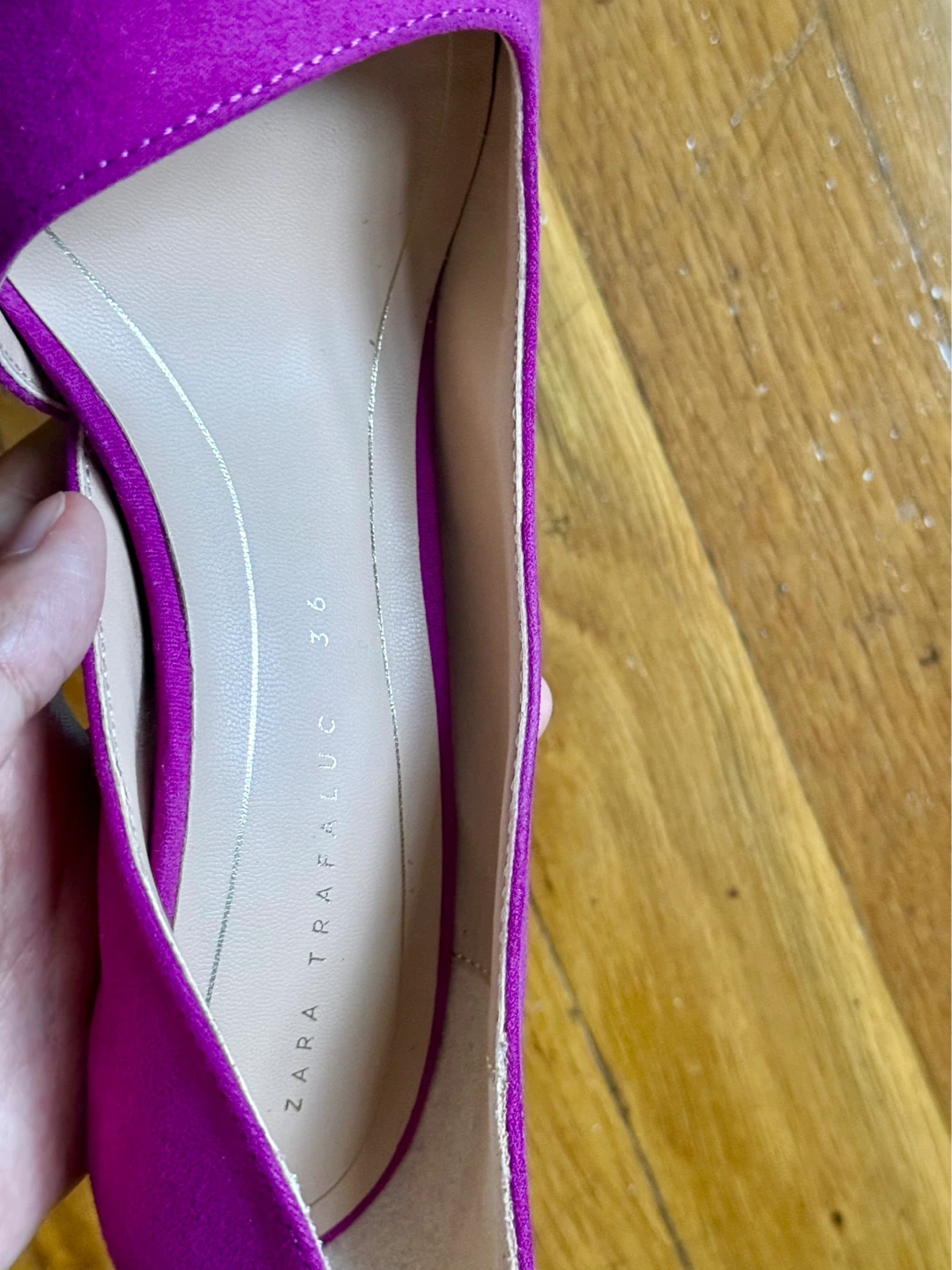 Zara Trafuluc Purple Pointed Toe Heels - photo 4