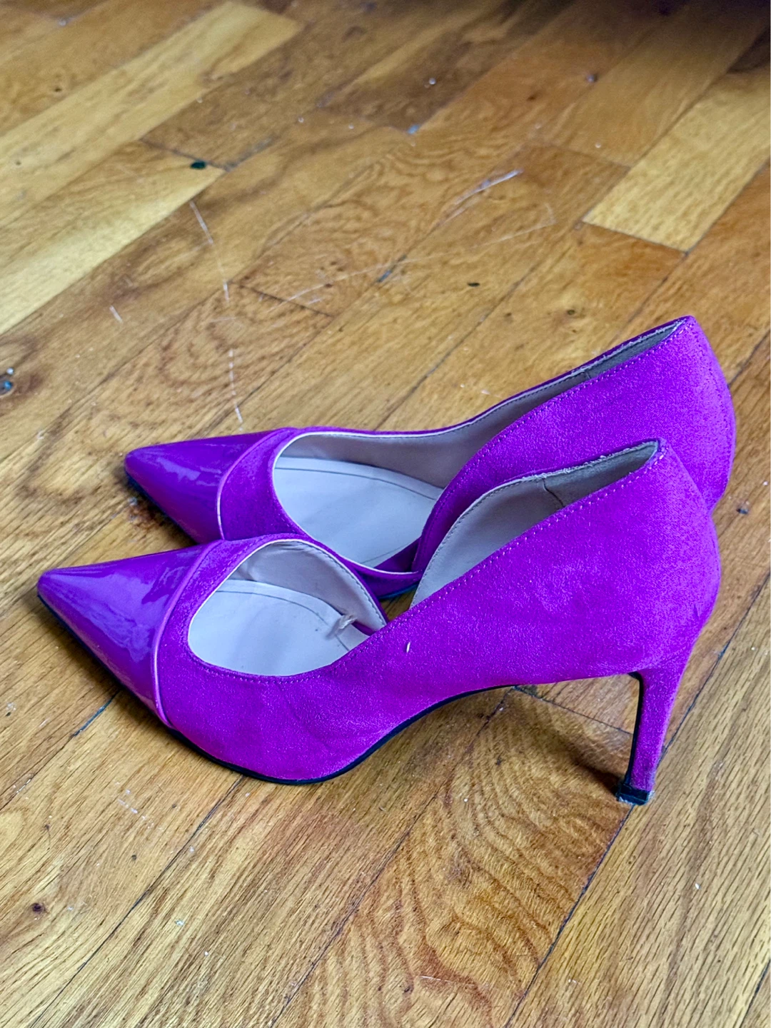 Zara Trafuluc Purple Pointed Toe Heels - photo 2