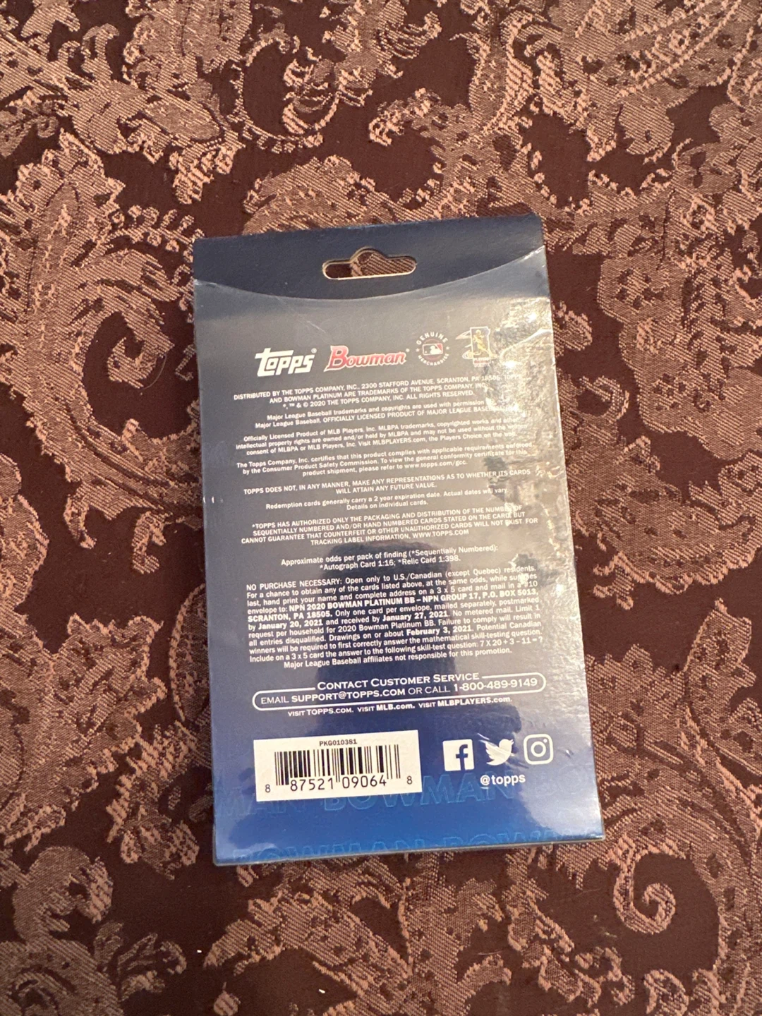 2020 Topps Bowman Platinum Baseball Cards Box - photo 2
