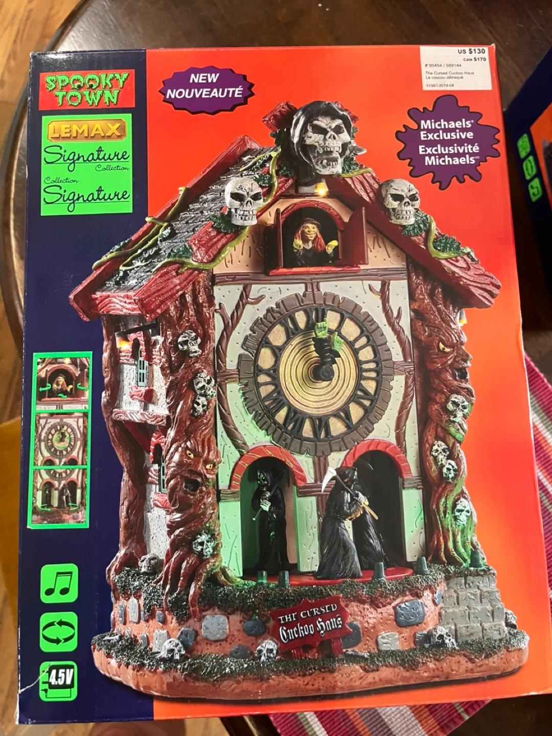 Lemax Spooky Town The Cursed Cuckoo Haus