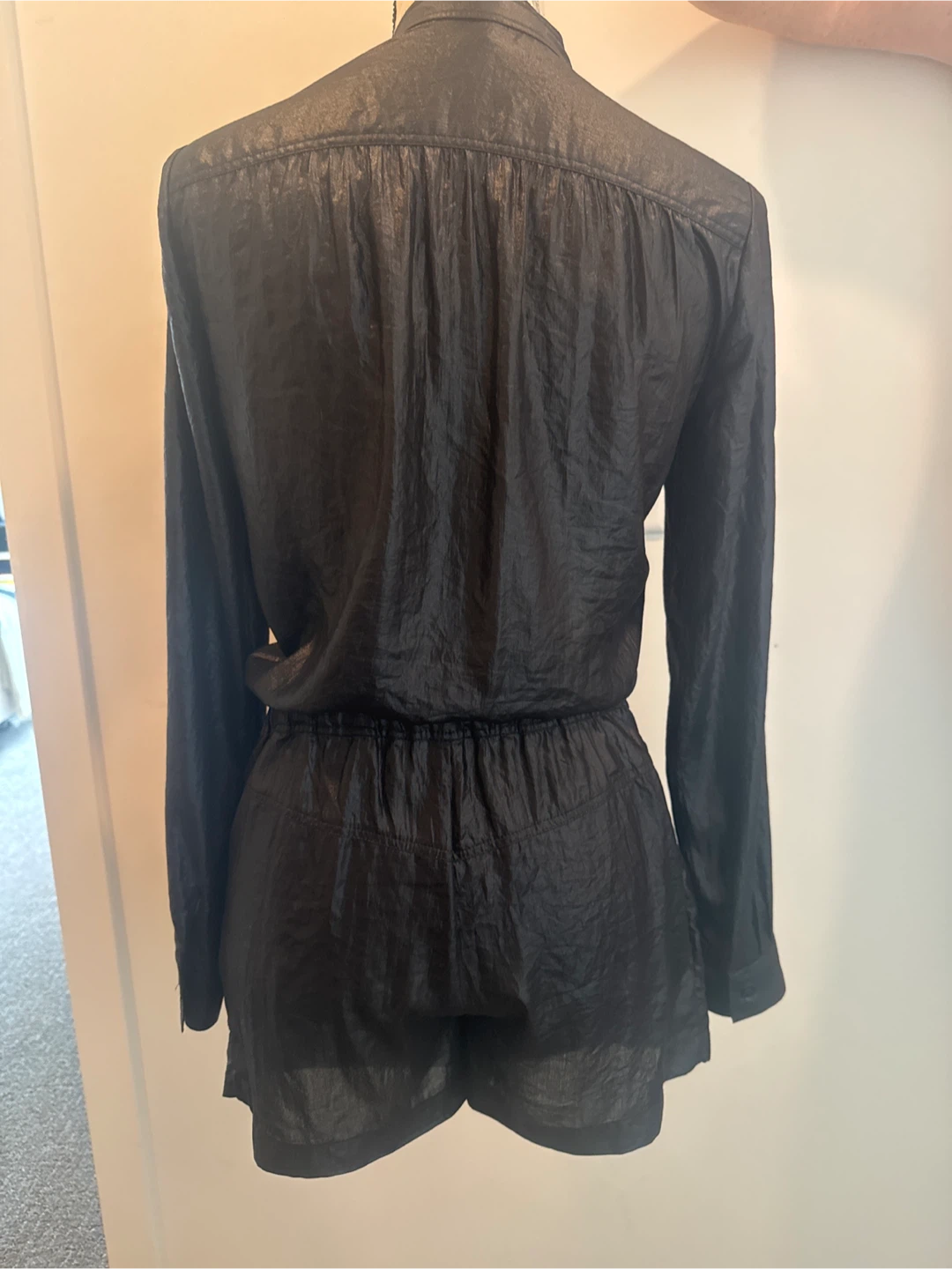 BCBGMAXAZRIA Black Utility Romper - photo 3