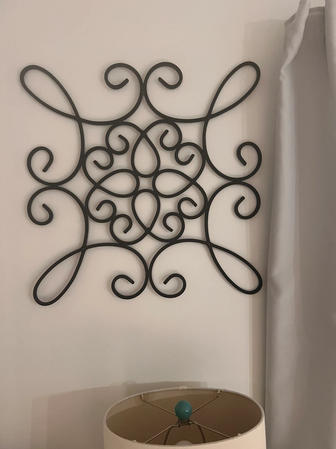 Ornate Scroll Cast Iron Wall Art (set of 2) - photo 2