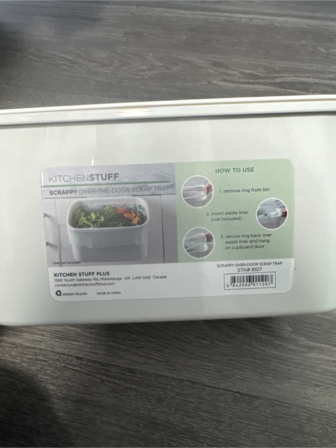 Kitchen Stuff Plus Over-the-Door Scrap Trap