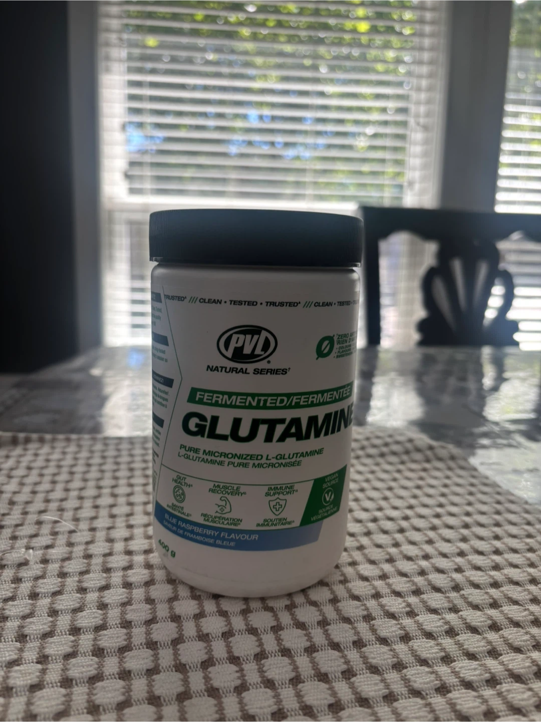 PVL Fermented Glutamine Blue Raspberry 400g
