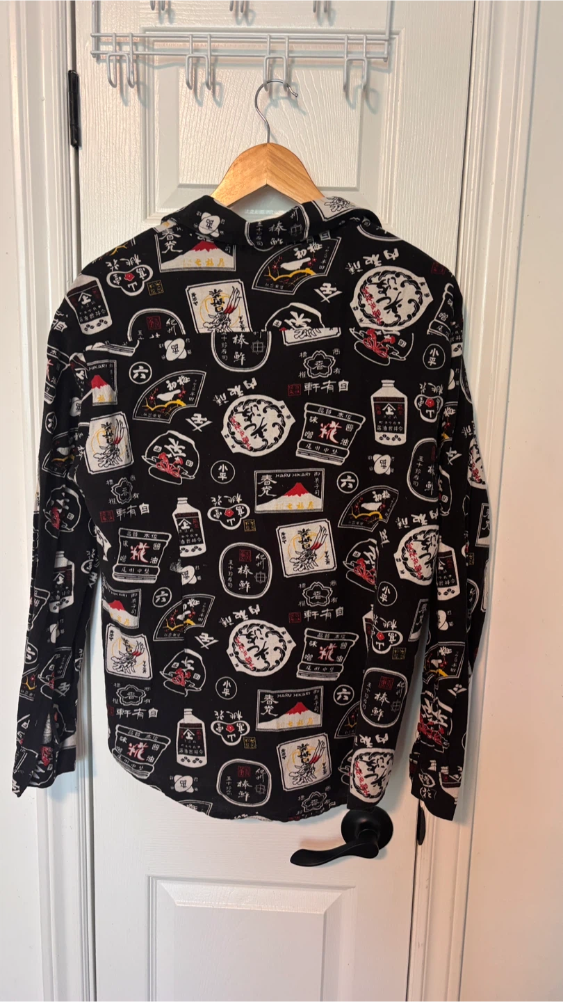 Shirt with Japanese Art Print - photo 2