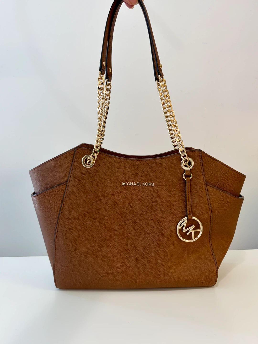Michael Kors Large Saffiano Leather Shoulder Bag