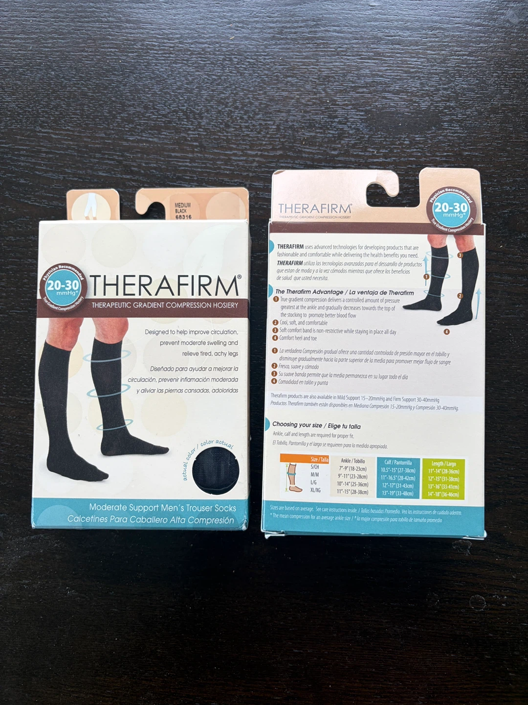 Therafirm Moderate Support Men's Trouser Socks - photo 2