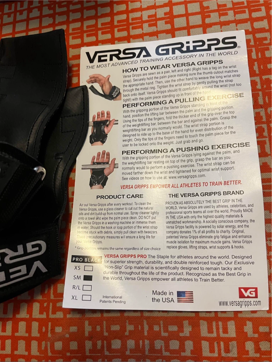 Versa Gripps PRO Black Weightlifting Gloves - photo 3