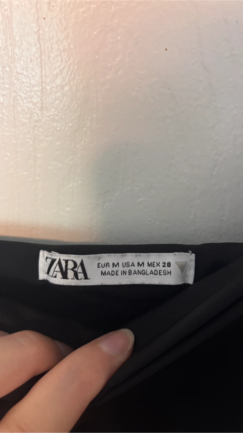 Zara Black Strap Midi Dress - photo 3