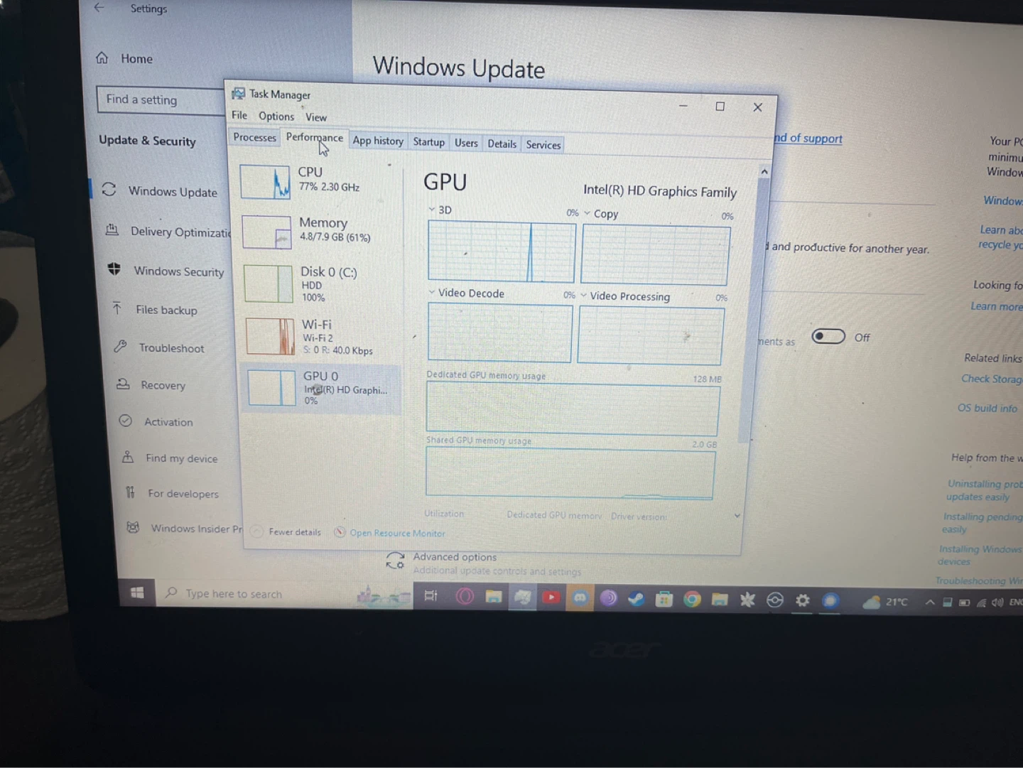 Acer Laptop Intel Core i5 - photo 5