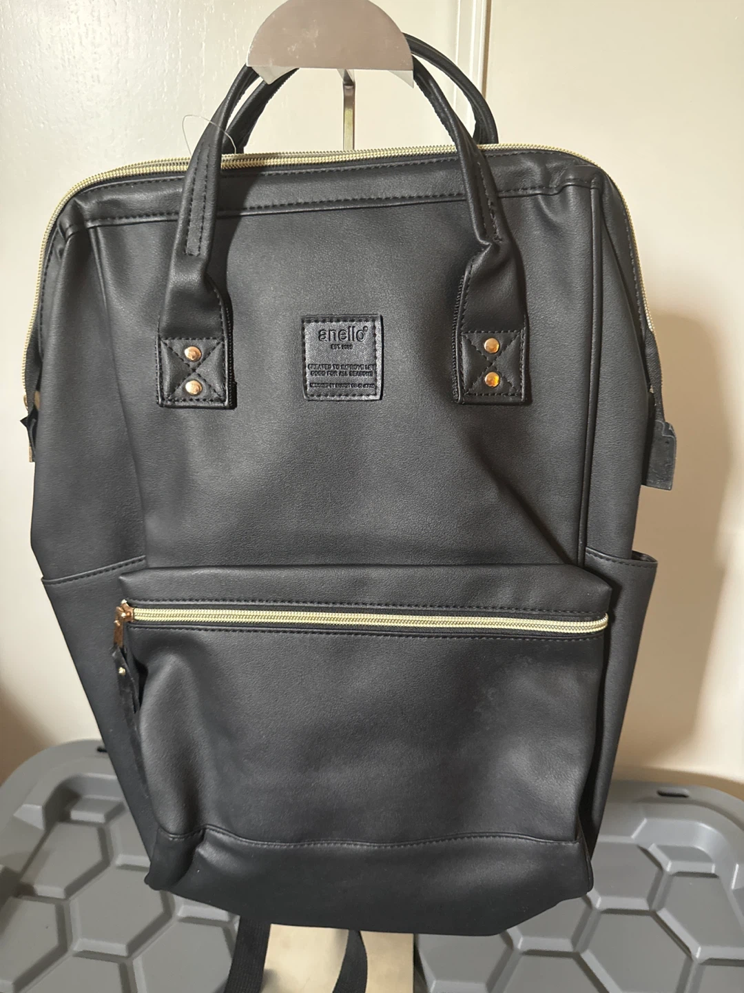 Black backpack