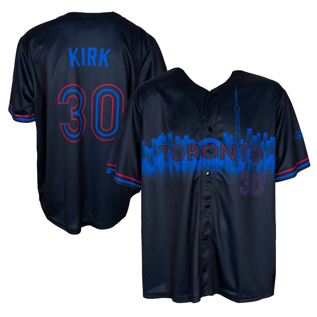 Blue Jays Kirk giveaway jersey