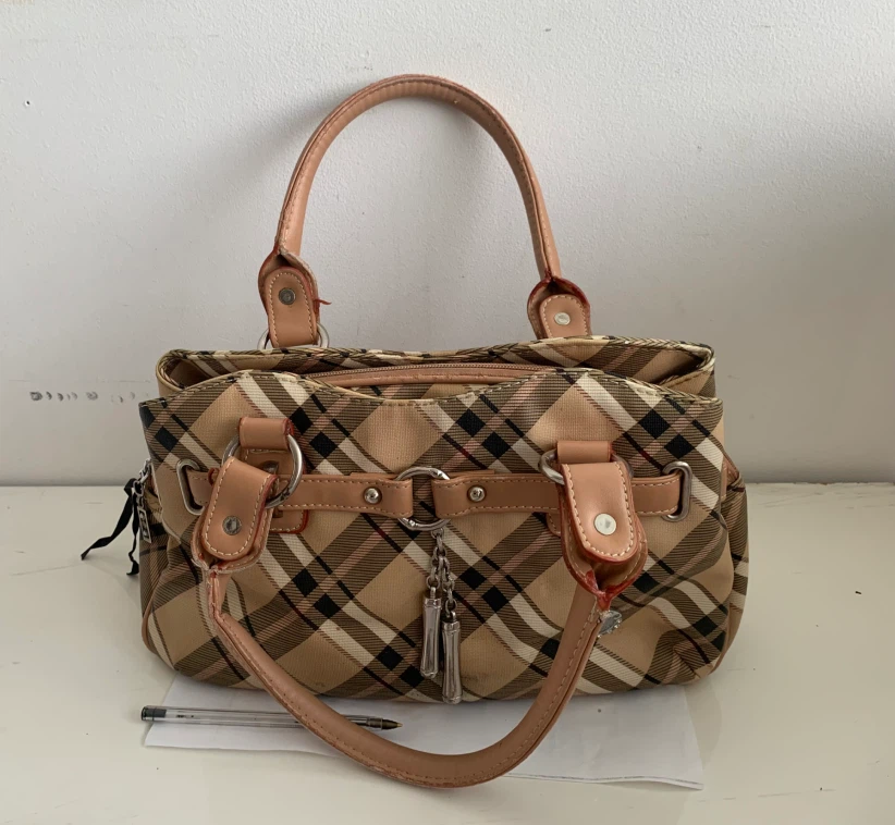Plaid Handbag