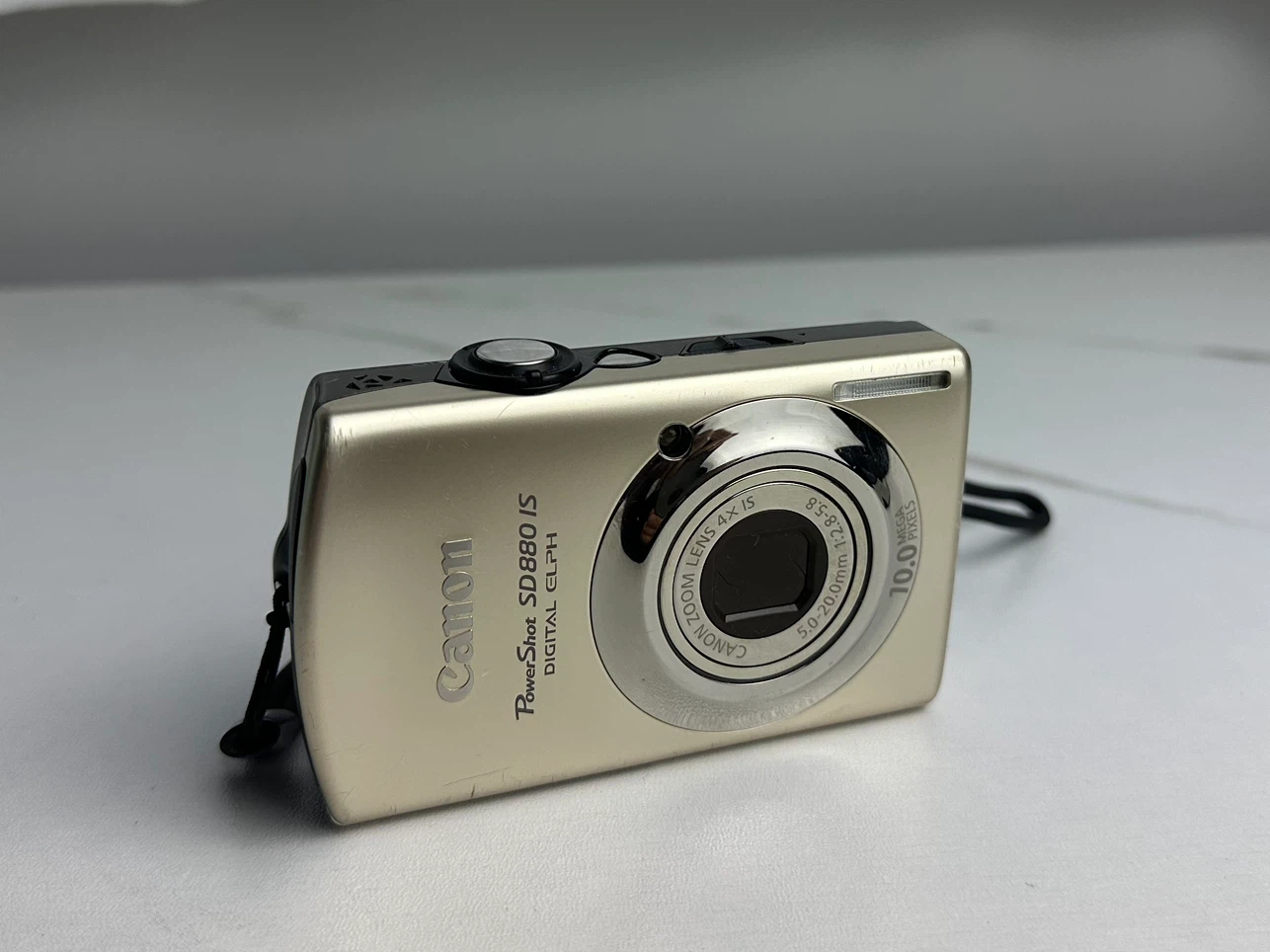 Canon PowerShot SD880 IS Digital ELPH 10.0MP Camera Gold - photo 3