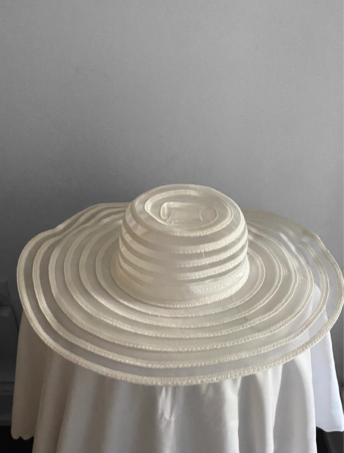 La Vie en Rose Aqua Wide Brim Hat