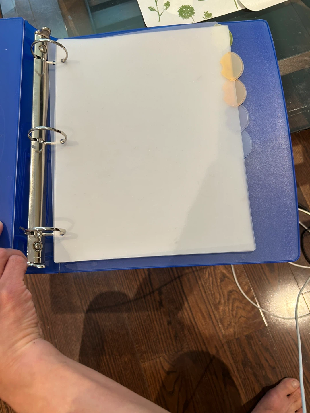 Blue Binder with Dividers - photo 2
