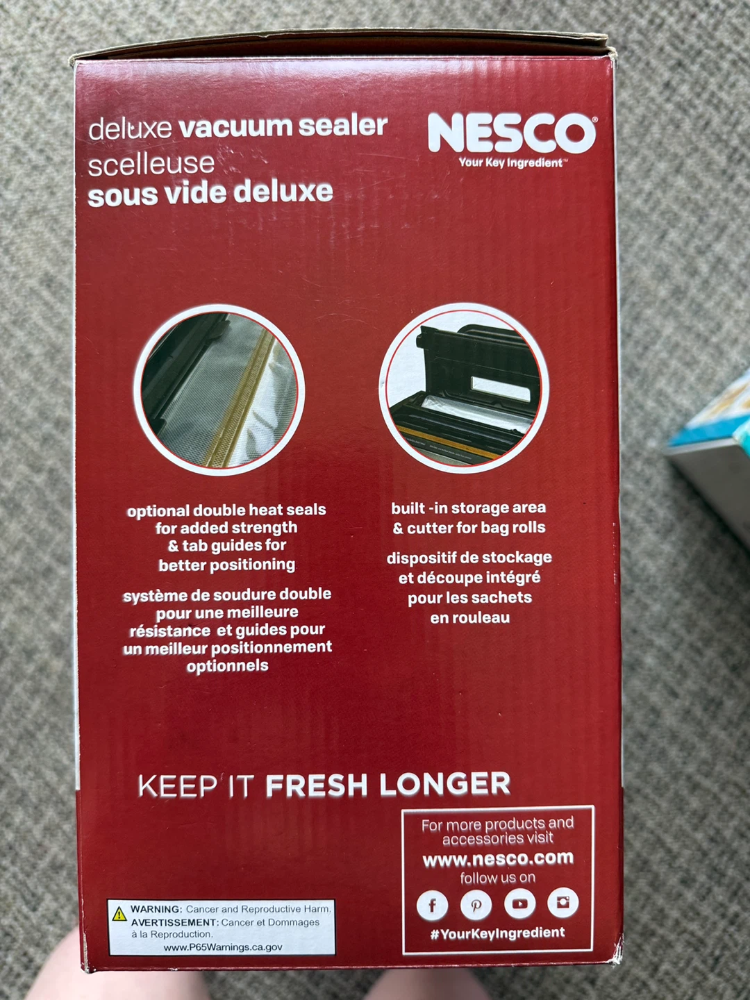 Nesco Deluxe Vacuum Sealer - photo 2