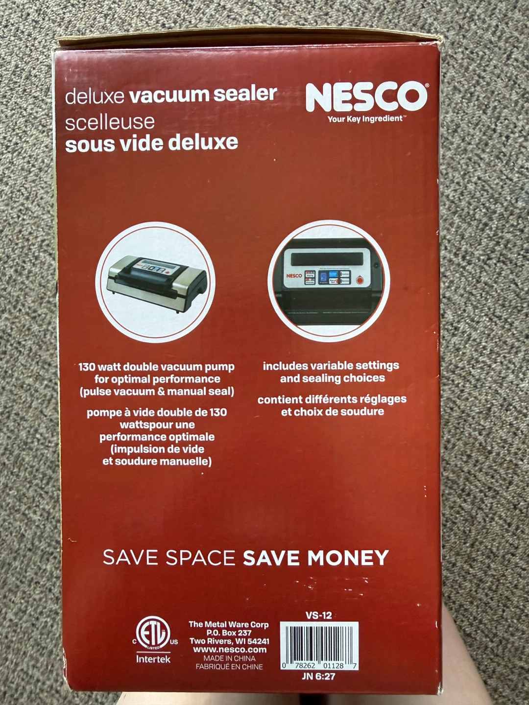 Nesco Deluxe Vacuum Sealer - photo 4