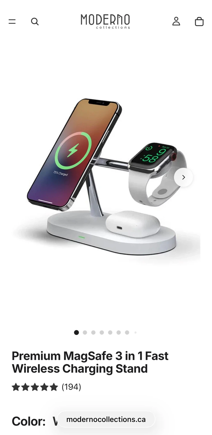 Moderno Collections MagSafe 3-in-1 Wireless Charging Stand