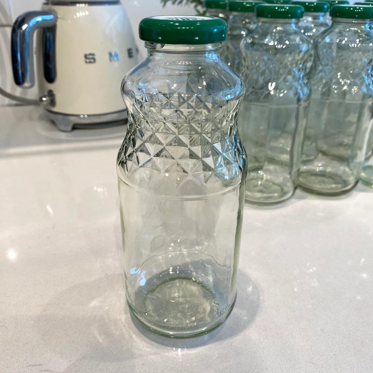 Glass jars for juicing, smoothies, cold coffee - photo 2