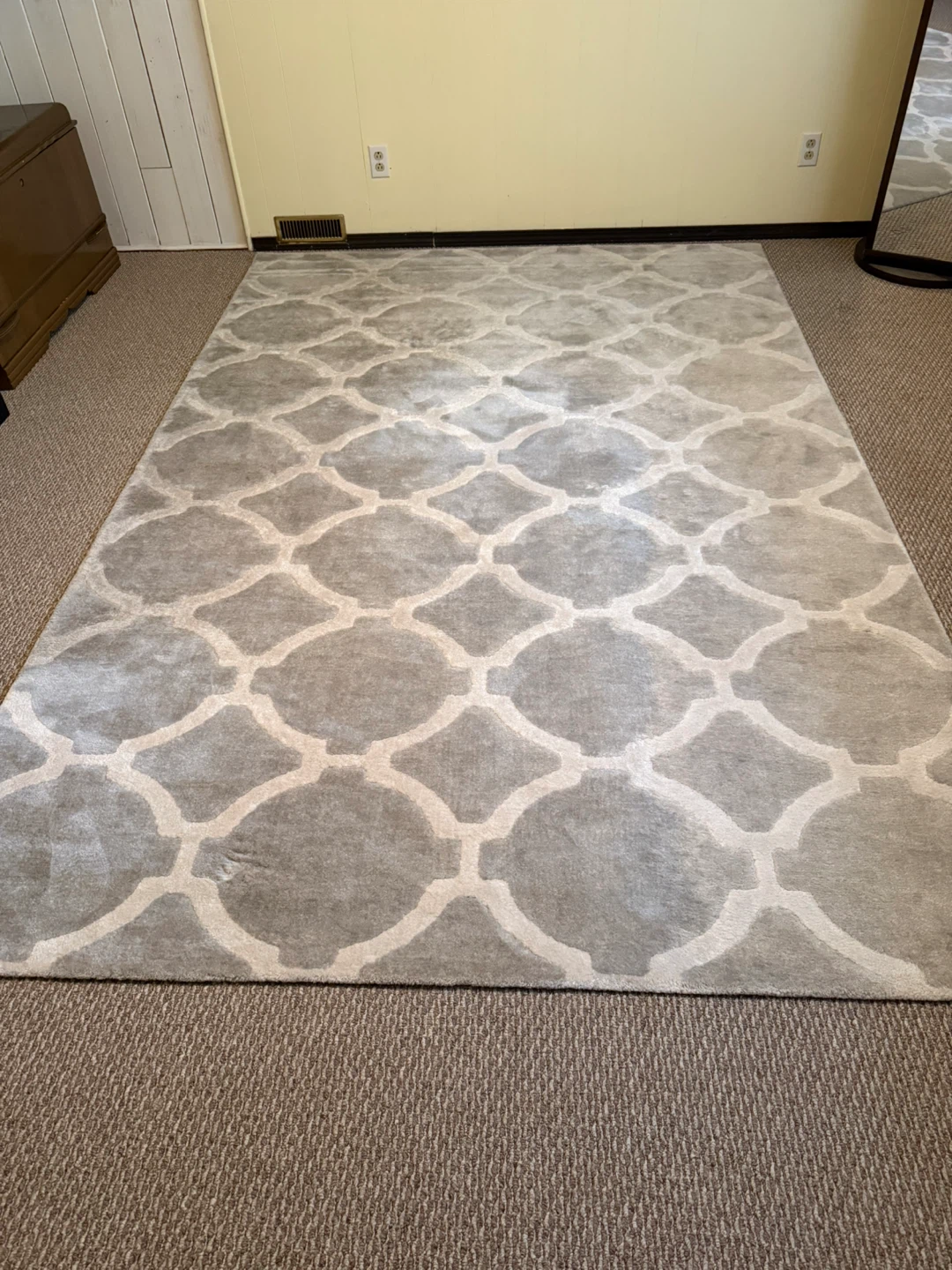 IKEA HILLESTED 6’7” x 9’10” Grey Area Rug