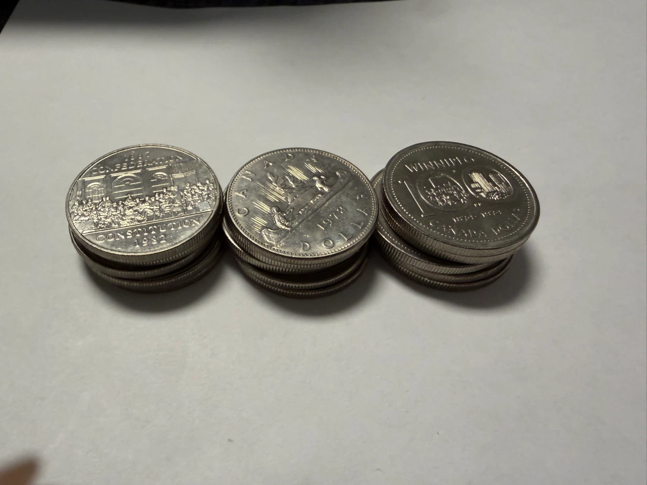 15 Canadian Nickel Dollar Coins - Assorted Years